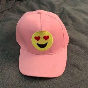 Cap with emoji